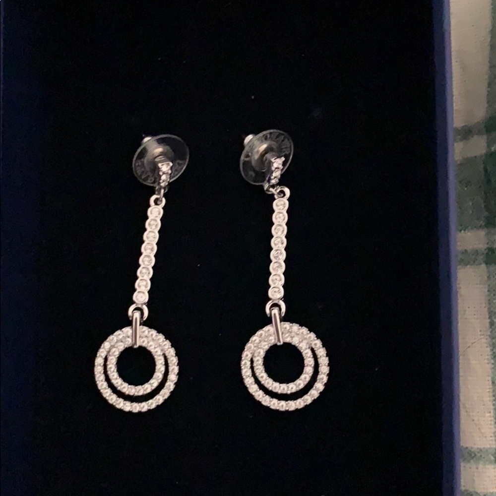 Swarovski crystal drop earrings